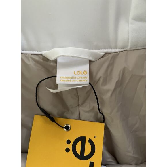 Lole Snow Ski Pants Women XL White Quilted Knee Zip Hand Pockets Snowboarding - Picture 4 of 16